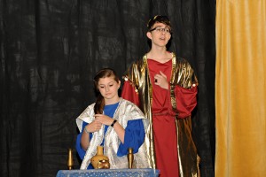 Pilate and his wife in "Innocent! That Man Was Innocent"